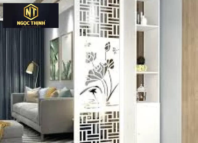 Vách ngăn phòng khách đơn giản _ NỘI THẤT NGỌC THỊNH Vách ngăn phòng khách đơn giản _ NỘI THẤT NGỌC THỊNH